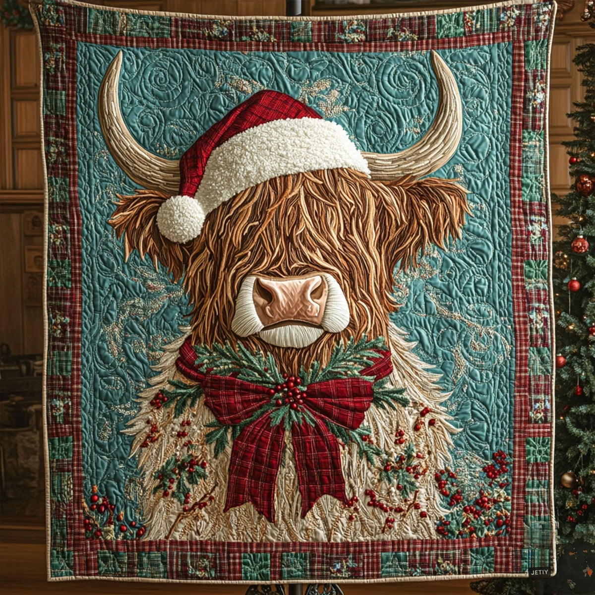 Wild Pastures Quilted Blanket - Throw (55" x 60")