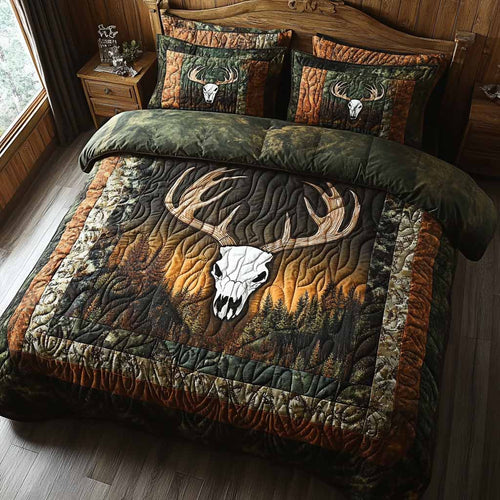 Wilderness Glow 3-Piece Quilted Bedding Set - Single (59" x 70")