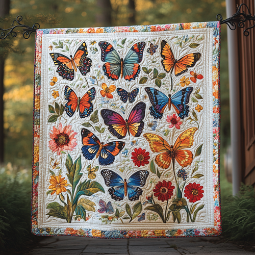 Wings of Wonder Quilted Blanket - Throw (55" x 60")