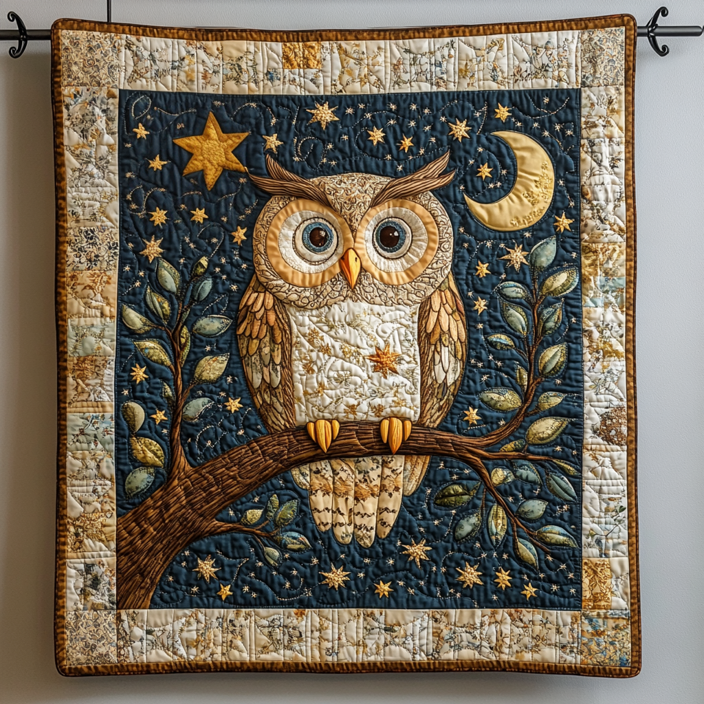 Wise Wings Quilted Blanket - Throw (55" x 60")