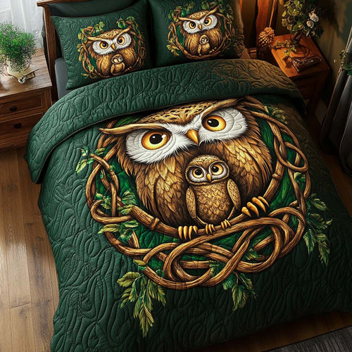 Wise Nest Harmony 3-Piece Quilted Bedding Set - Single (59" x 70")