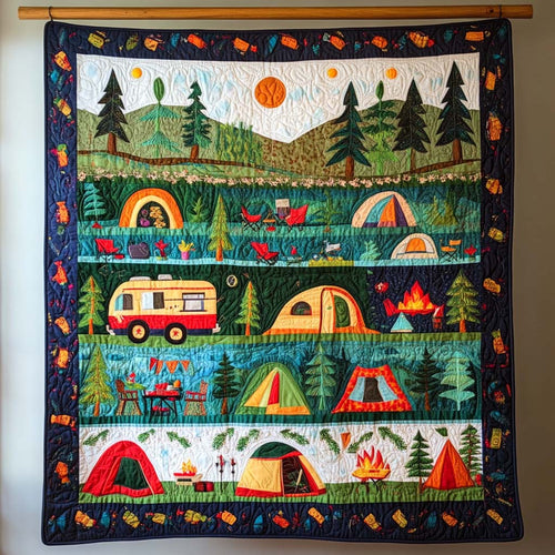 Woodland Retreat Quilted Blanket - Throw (55" x 60")