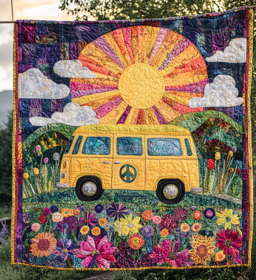 Woodland Wanderer Quilted Blanket - Throw (55" x 60")