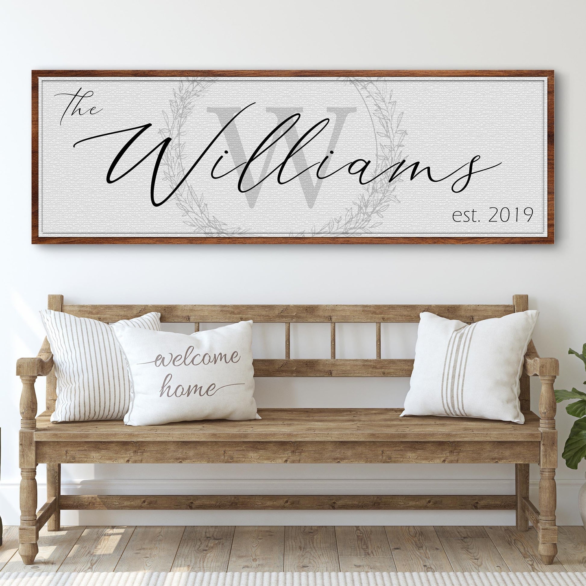 Family Sign - canvas
