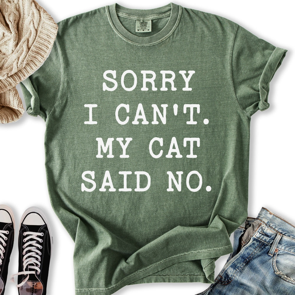 My Cat Said No Relaxed Tee