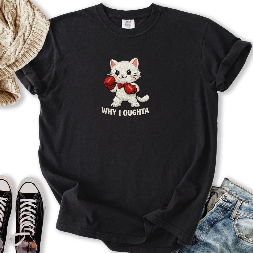 Faux Embroidery Boxer Relaxed Tee