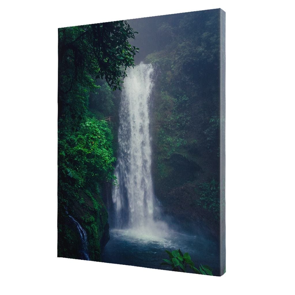 Waterfall in Costa Rica Canvas Wall Art