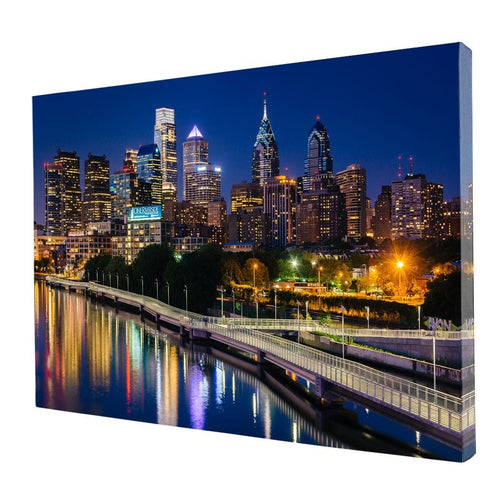 Philadelphia Skyline Canvas Wall Art