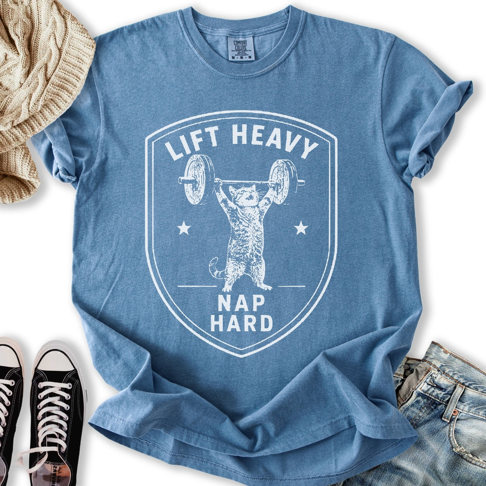 Lift Heavy Nap Hard Relaxed Tee