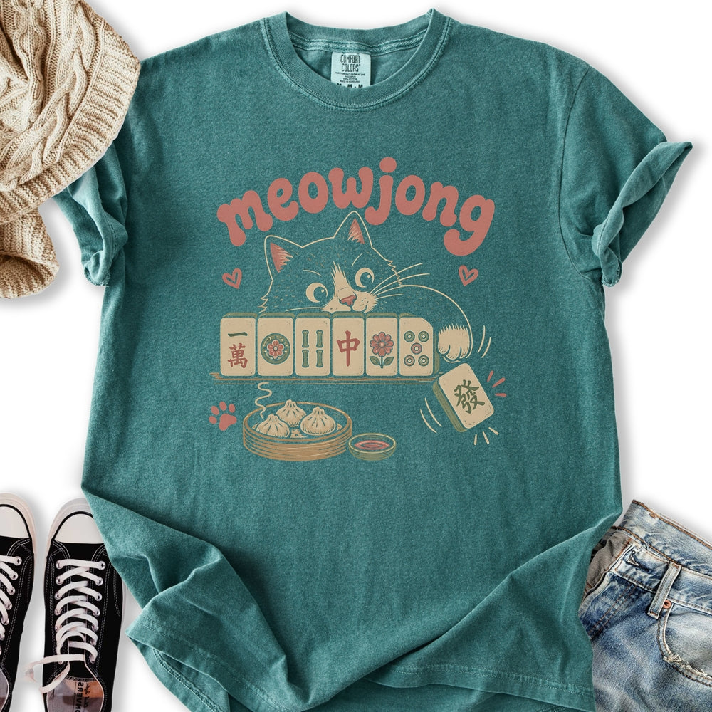 Meowjong & Dumplings Relaxed Tee