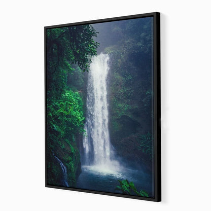 Waterfall in Costa Rica Canvas Wall Art