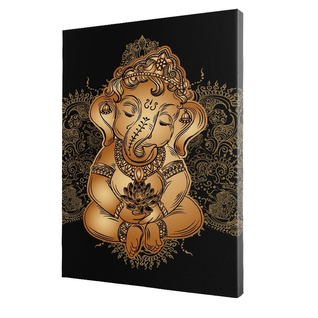 Baby Ganesh Canvas Wall Art
