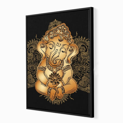 Baby Ganesh Canvas Wall Art