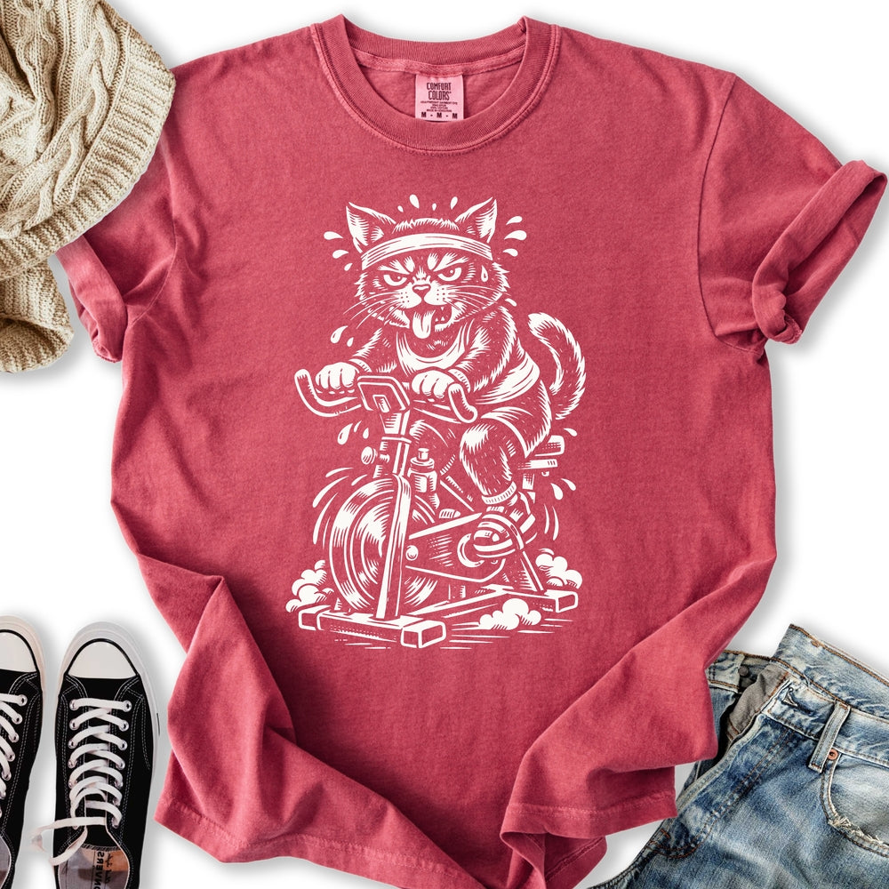 Cat Spin Class Relaxed Tee