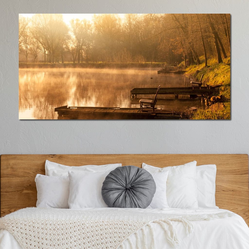 Relaxing Lake Canvas Wall Art