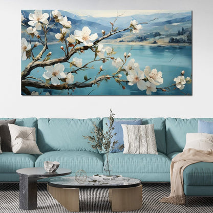 Blooming Almond Tree 1 Canvas Wall Art