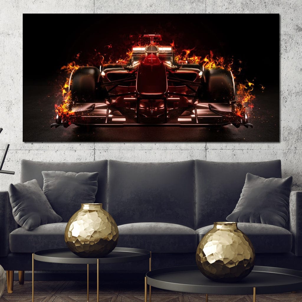 The Fastest Car Canvas Wall Art