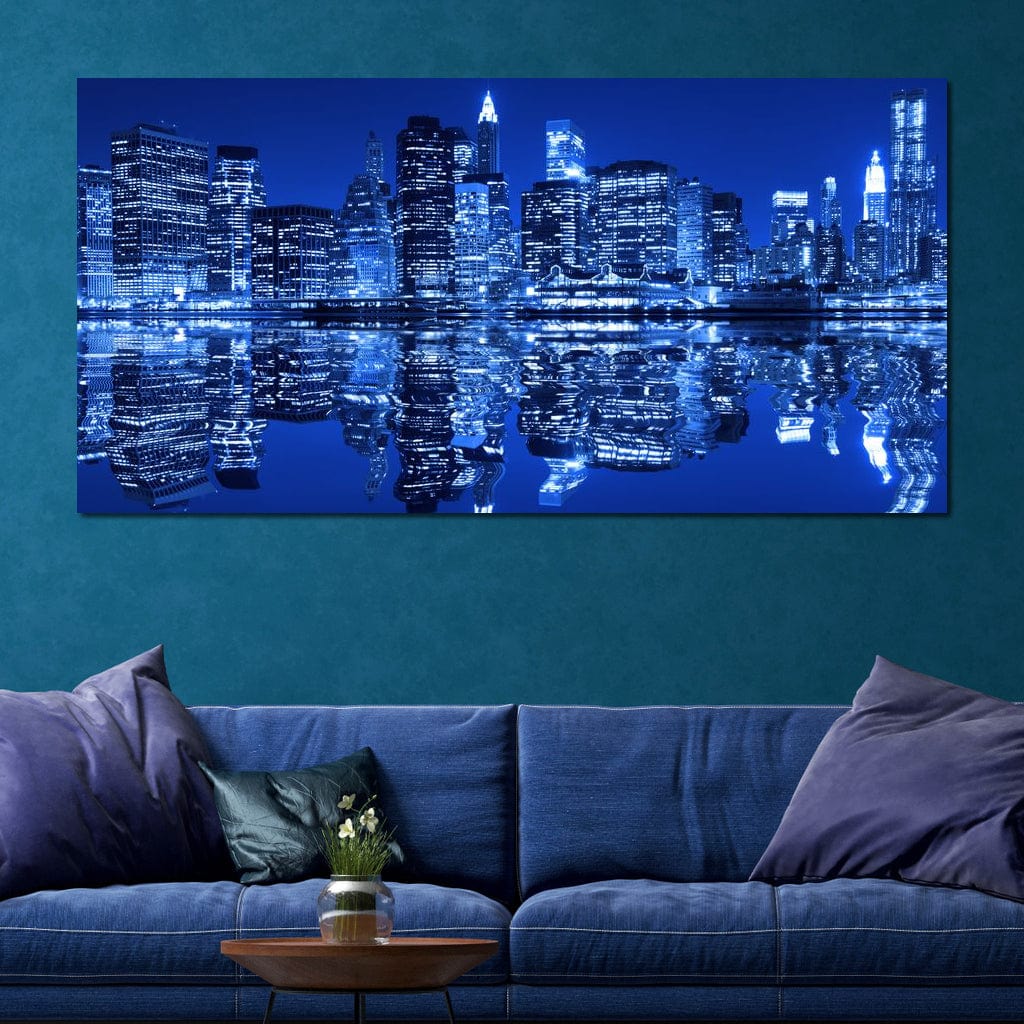 New York City Reflection Canvas Wall Art