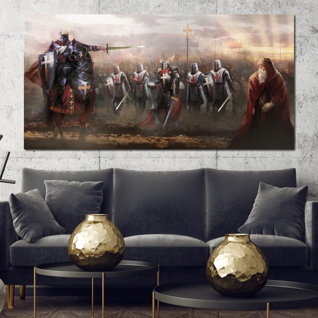 Knights Templar Canvas Wall Art