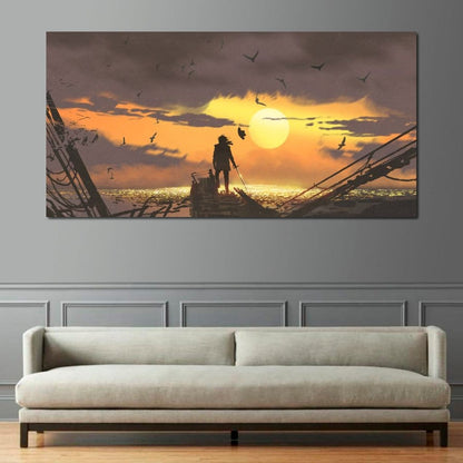 Ruins of Agony Canvas Wall Art