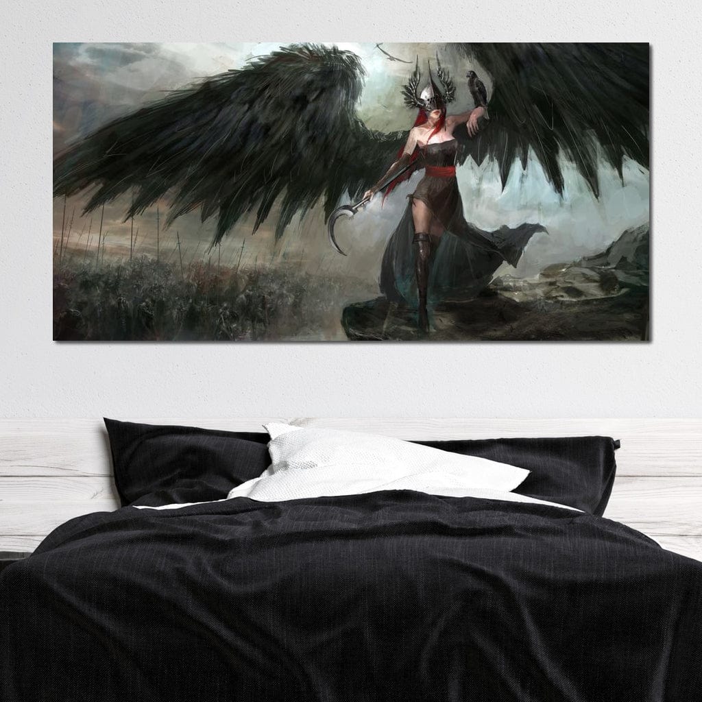 Dark Crow General Canvas Wall Art