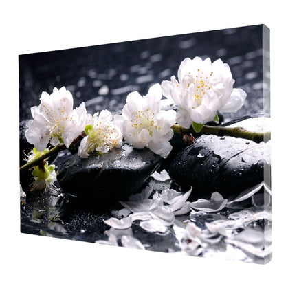 Spa Flowers Canvas Wall Art