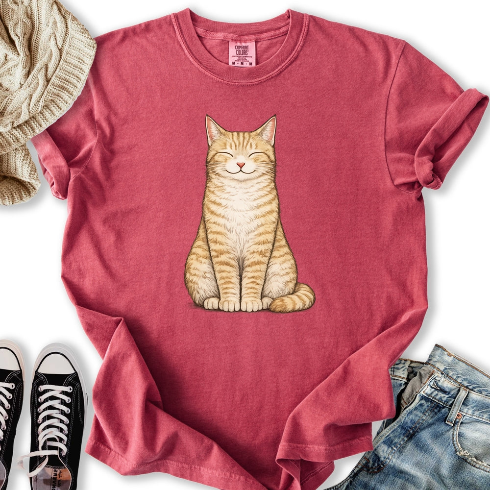 Smiling Cream Tabby Relaxed Tee