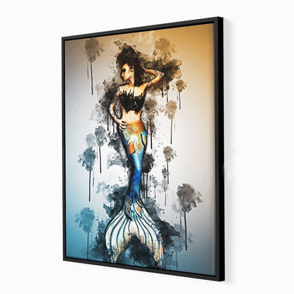 Mermaid Canvas Wall Art
