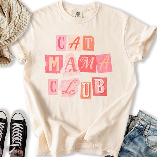 Cat Mama Club Relaxed Tee