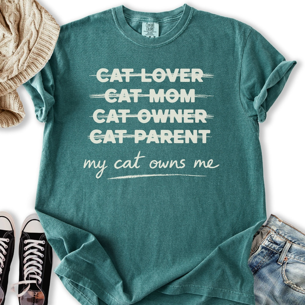 My Cat Owns Me Truth Relaxed Tee