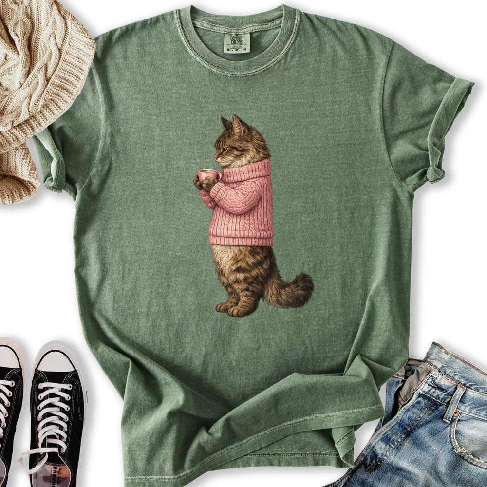 Cozy Maine Coon Cat Relaxed Tee