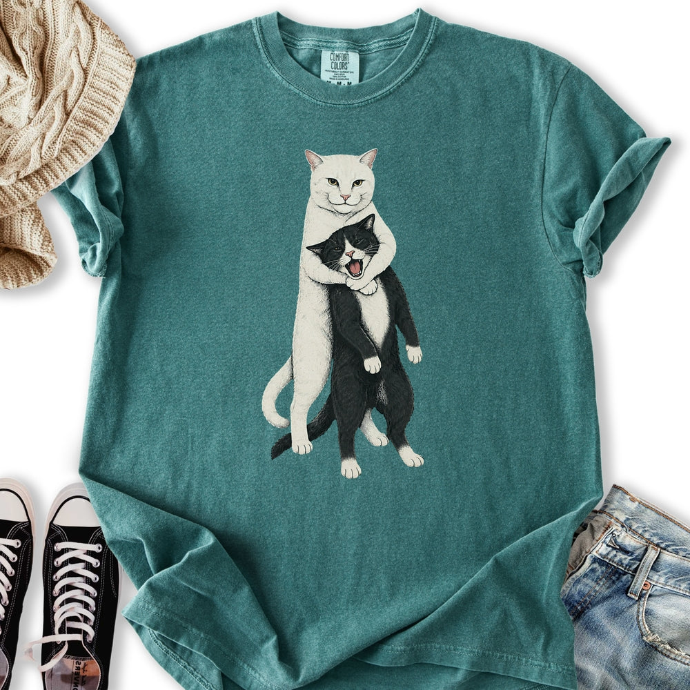 White Cat Headlock Relaxed Tee