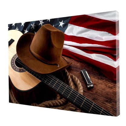 Country Music Canvas Wall Art