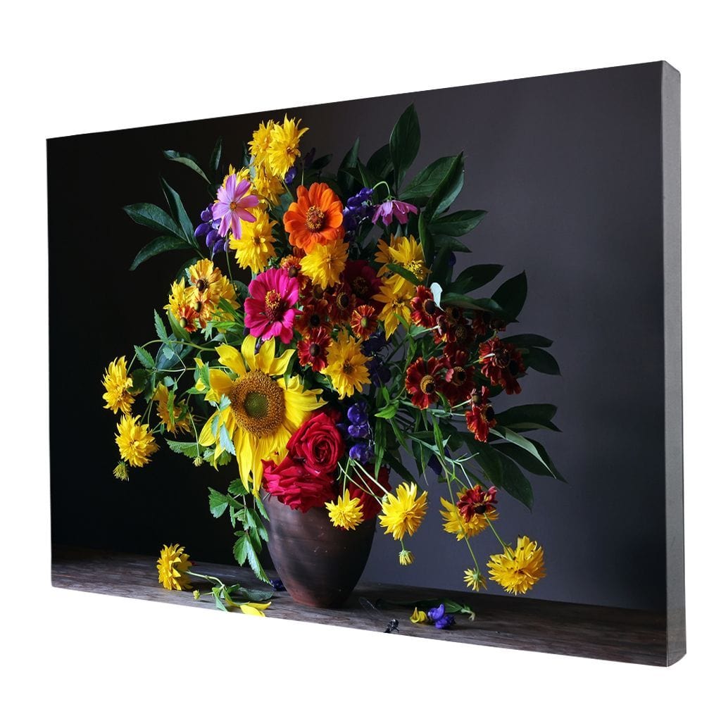 Sunflower Bouquet Canvas Wall Art