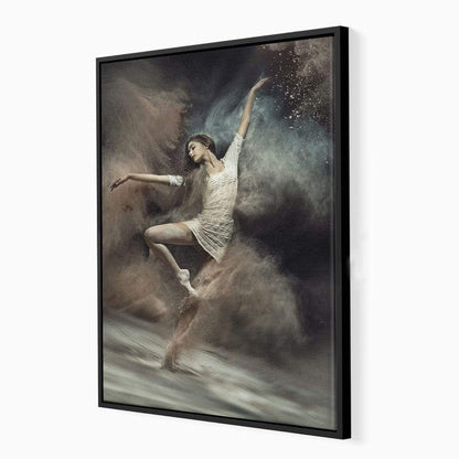 Ballet Dancer in the Desert Canvas Wall Art