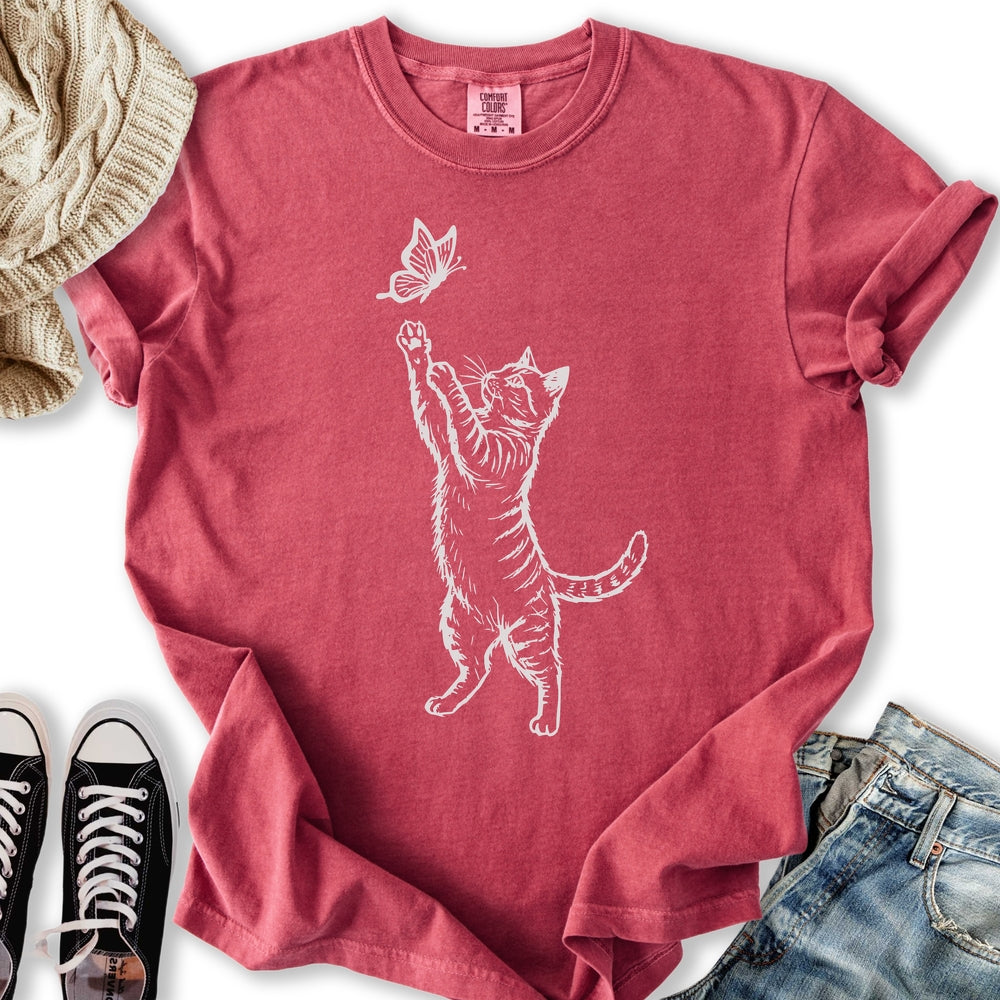 Kitten Sketch Relaxed Tee