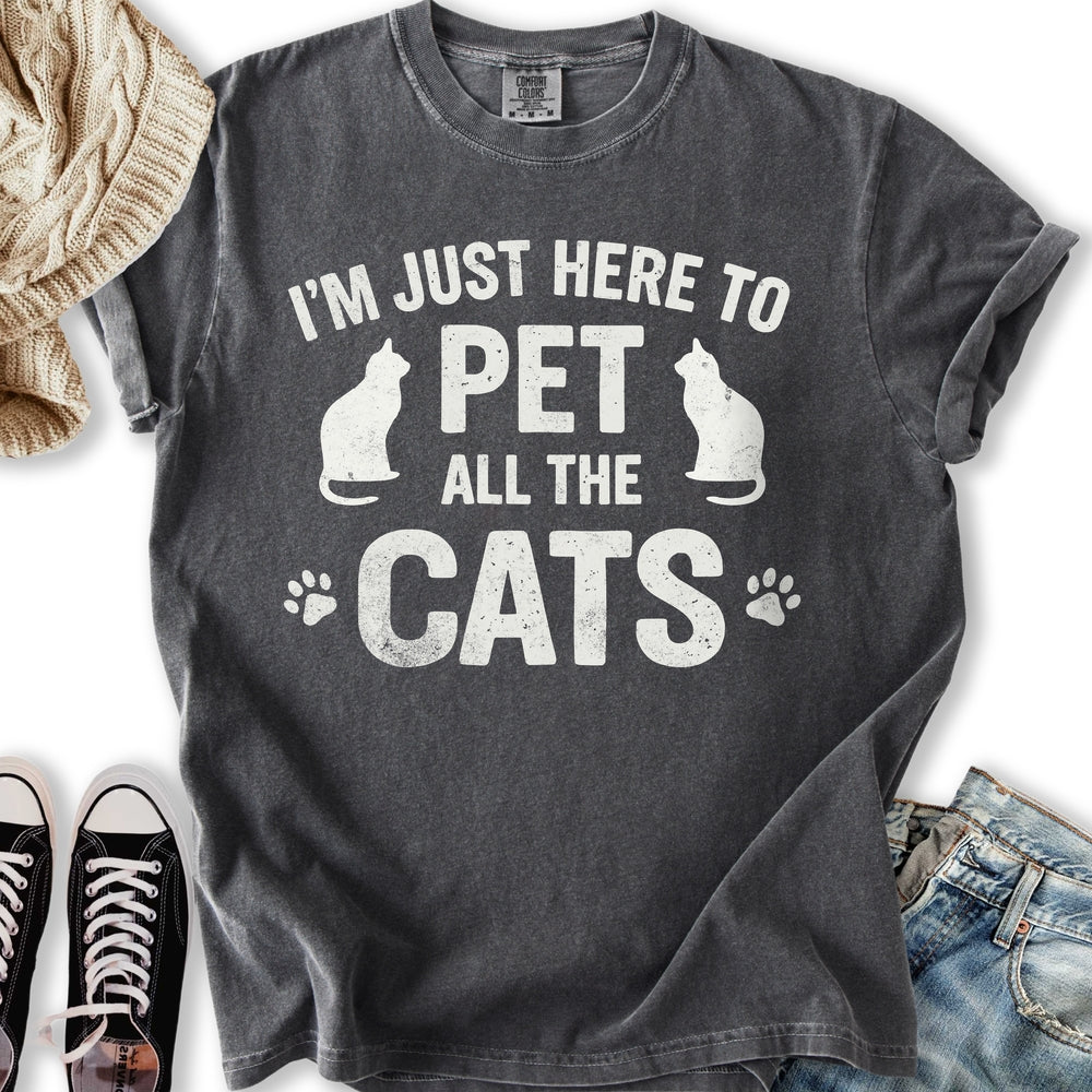Pet All The Cats Relaxed Tee