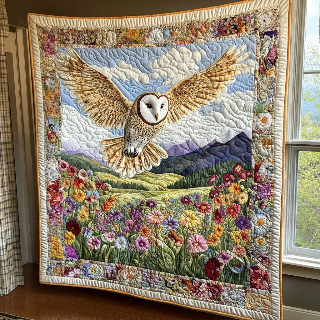 Above The Alpine Quilt Blanket