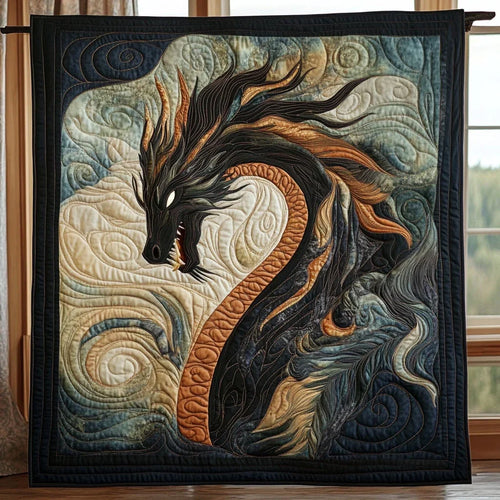 Abyss Dragon Quilt Blanket