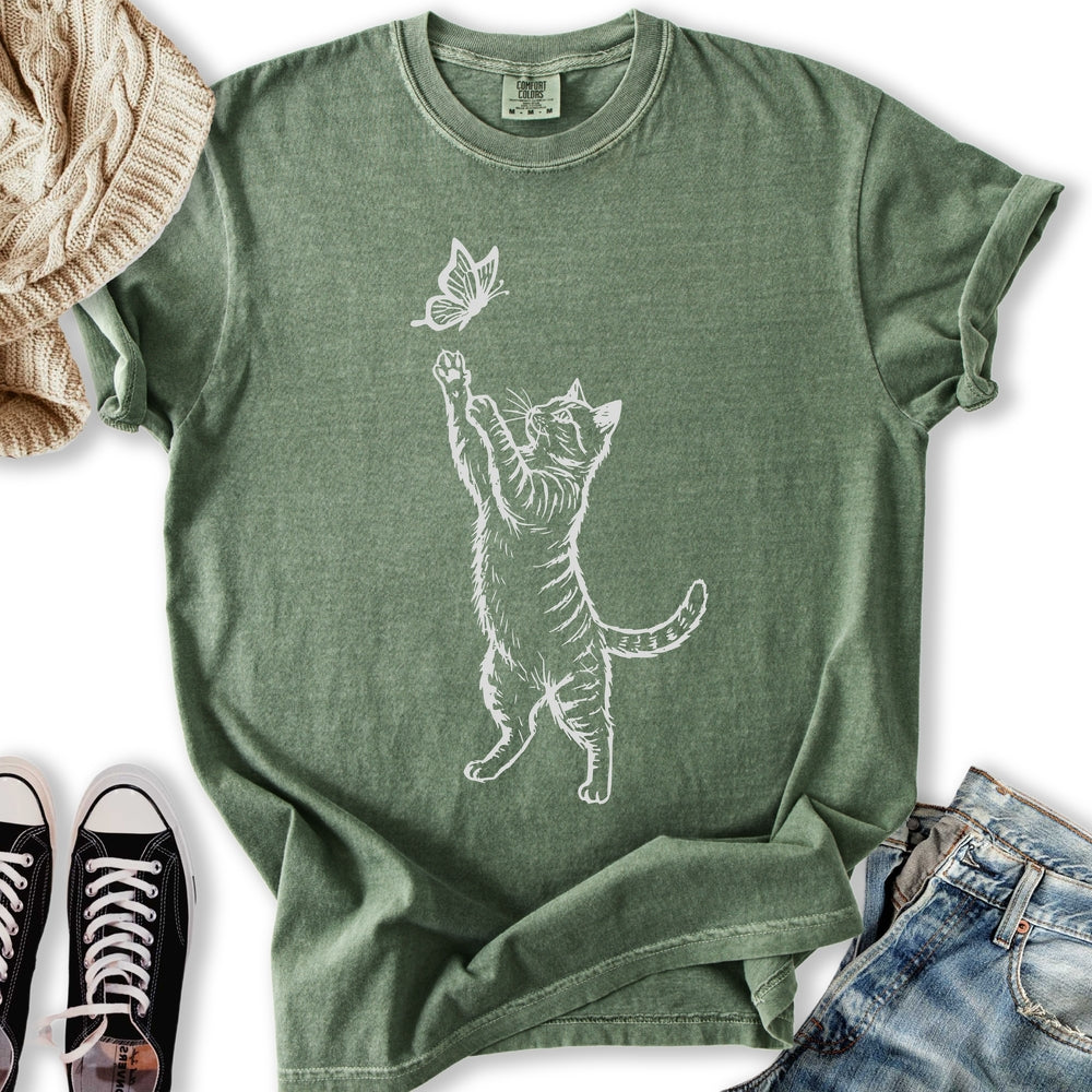 Kitten Sketch Relaxed Tee