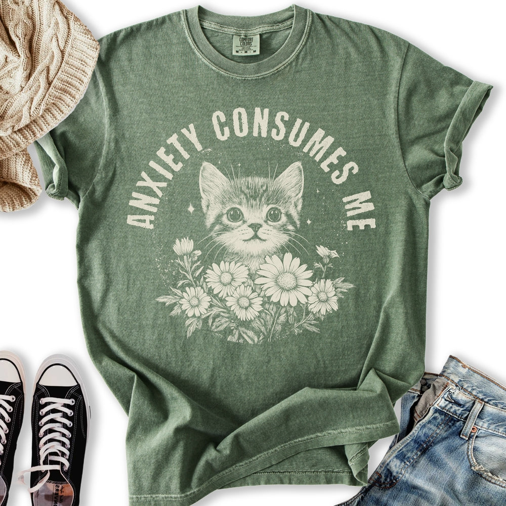 Anxiety Consumes Me Relaxed Tee