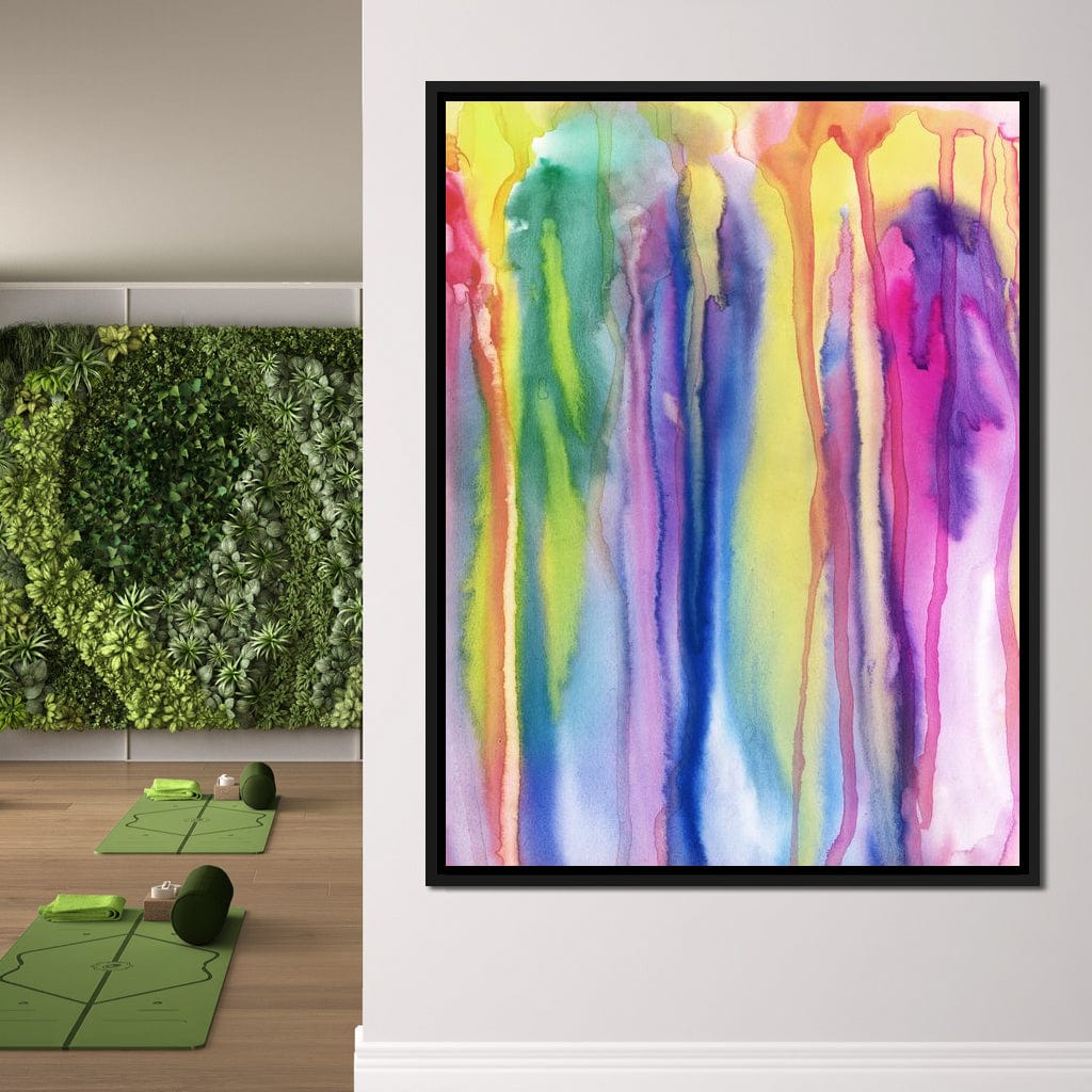 Watercolor Drip Canvas Wall Art