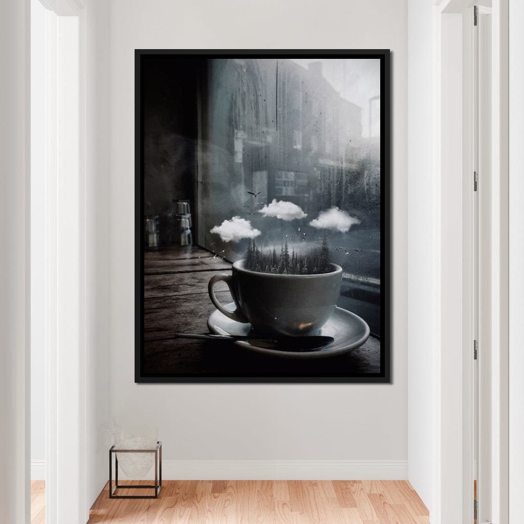 Cup Forest Canvas Wall Art