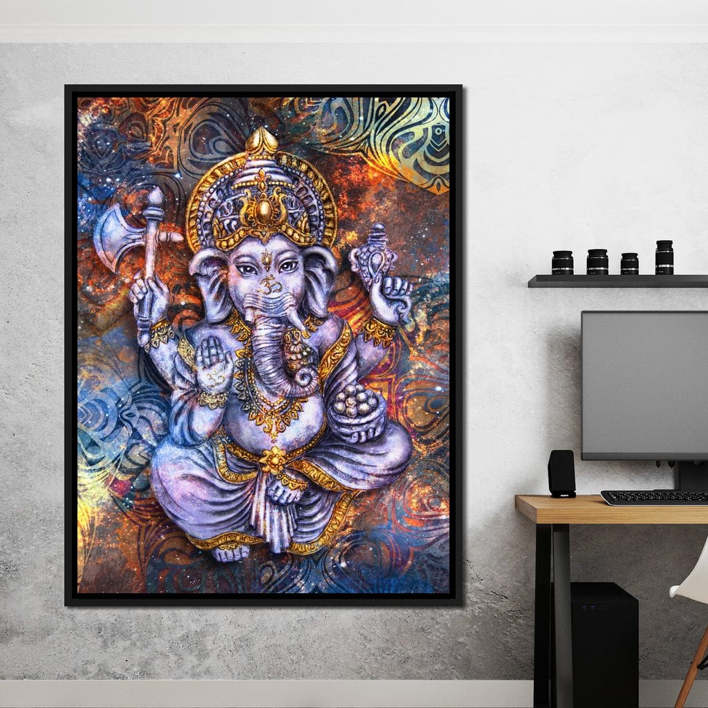 Spiritual Ganesha Canvas Wall Art
