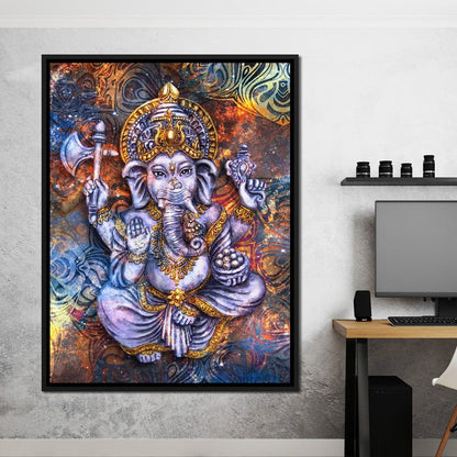 Spiritual Ganesha Canvas Wall Art