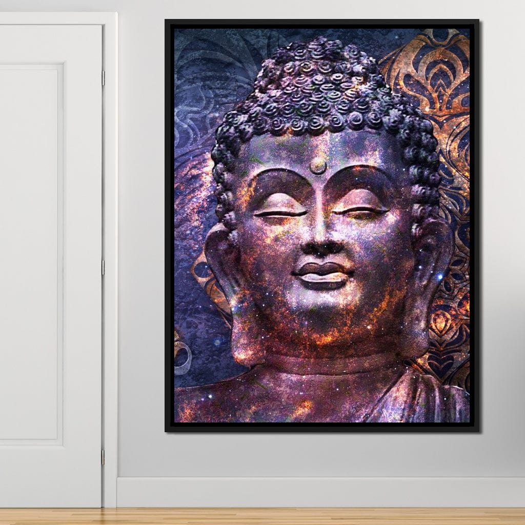 Blue Buddha Canvas Wall Art