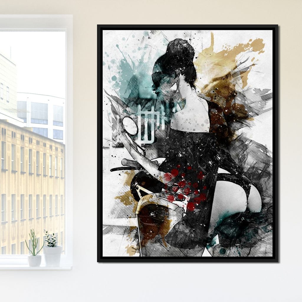 Sensuel a Paris Canvas Wall Art