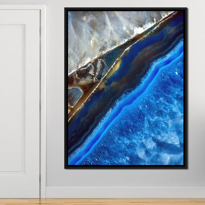 Blue Stone Canvas Wall Art