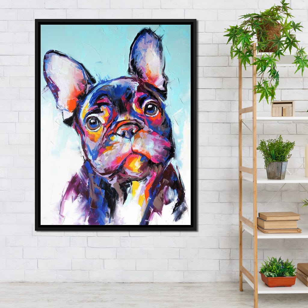 French Bulldog Canvas Wall Art