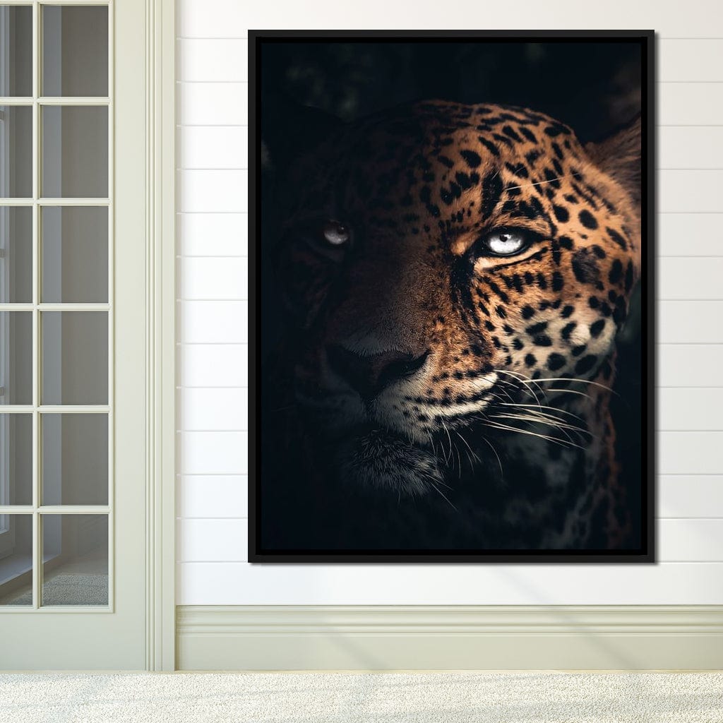 Jaguar Half Canvas Wall Art
